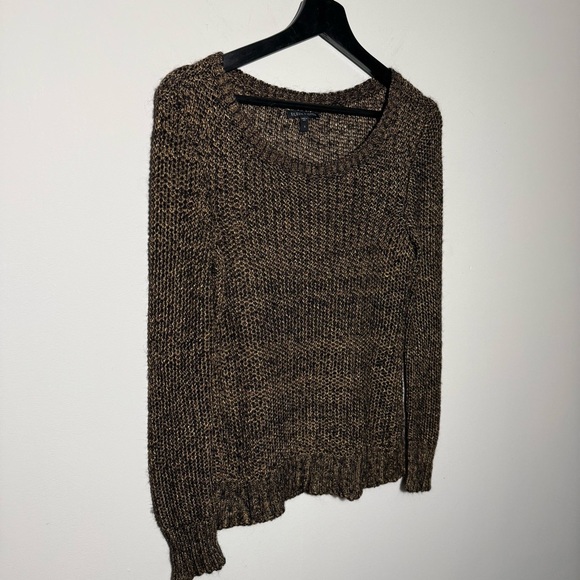 Eileen Fisher Metallic Ballet-Neck Shaped Sweater size Small - Picture 4 of 10